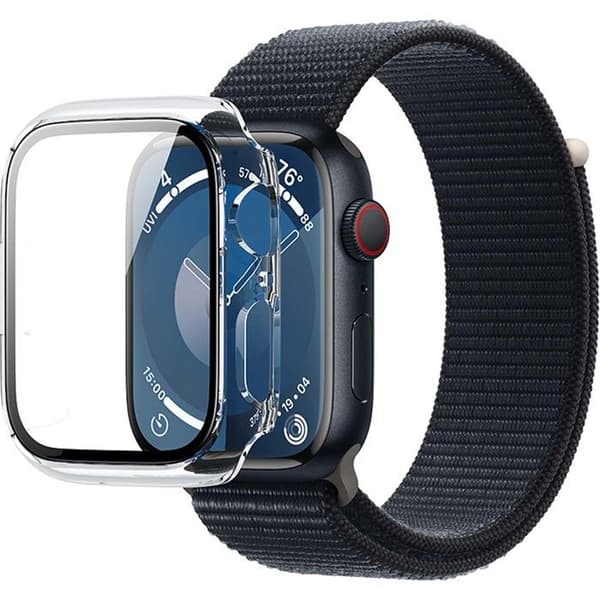 Coque - FORCE CASE - Apple Watch 7/8/9 45mm - Forstærket - Translucent - Transparent Transparent