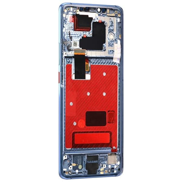 LCD-skärm - Huawei - Mate 20 Pro - Chassi Nattblå - Byte - Funktionell Touchscreen Blå