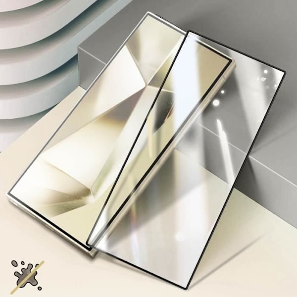 Härdat glas för Samsung S24 Ultra OG Premium Anti-Fingerprint Avfasad Transparent Transparent