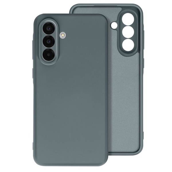 Coque för Samsung Galaxy A36 Semi-rigid Soft-touch Anti-fingeravtryck Mörkgrå Grå