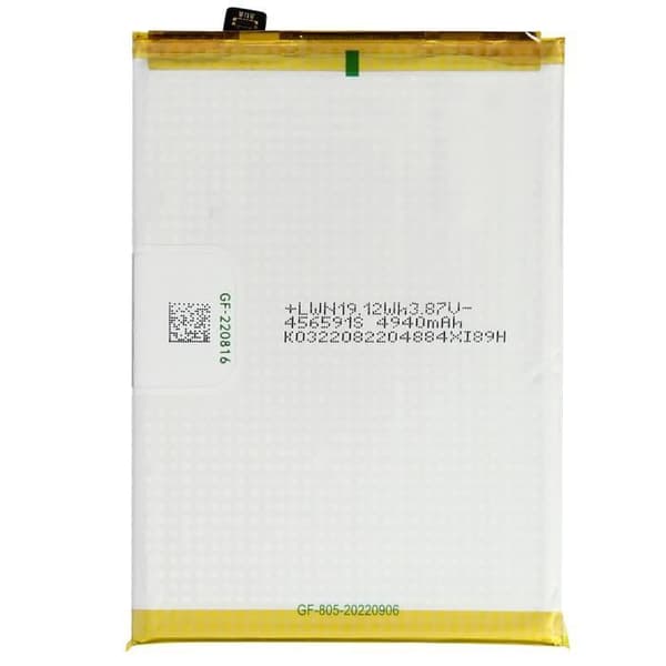Internt batteri til Oppo A16, A16s og A54s 5000mAh Original BLP805 Vit