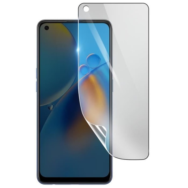 Näytönsuoja - 3MK - Oppo A74 - Iskunkestävä Hydrogeeli - Läpinäkyvä - Naarmuuntumaton Transparent