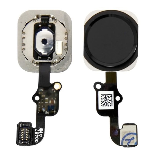 Home Knap Komplett - AVIZAR - iPhone 6S - Sort - Forbindelseskabel - Nem udskiftning Svart