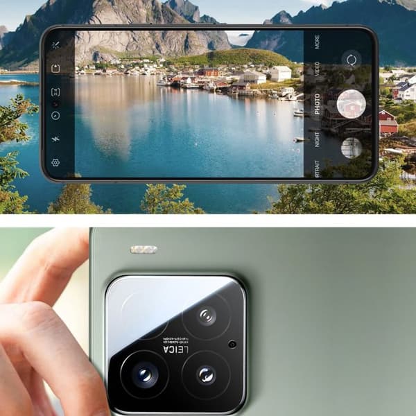 Skyddskamera - Xiaomi - 15 - Härdat glas 9H - Repbeständig - Transparent Vit