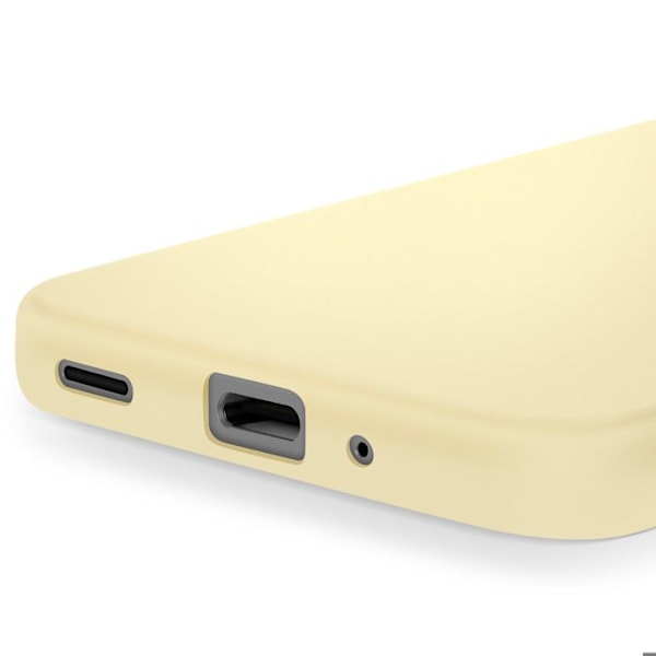 Coque til Samsung Galaxy A16 Semi-hård Soft-touch Anti-fingerprint Gul Gul