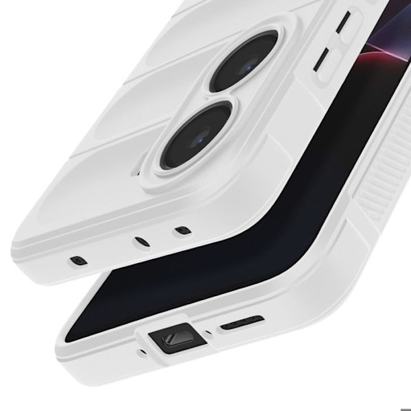 Coque til Poco X7 Pro Stødabsorberende Silikone Hvid Vit