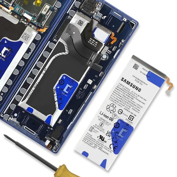 Sekundær Batteri til Galaxy Z Flip 7 2210mAh Model EB-BF967ABE Service Pack Samsung Grå Grå