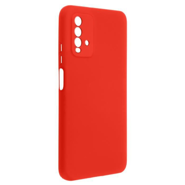 Skyddsfodral - AVIZAR - Xiaomi Redmi 9T - Semirigert silikon - Soft Touch - Röd Röd