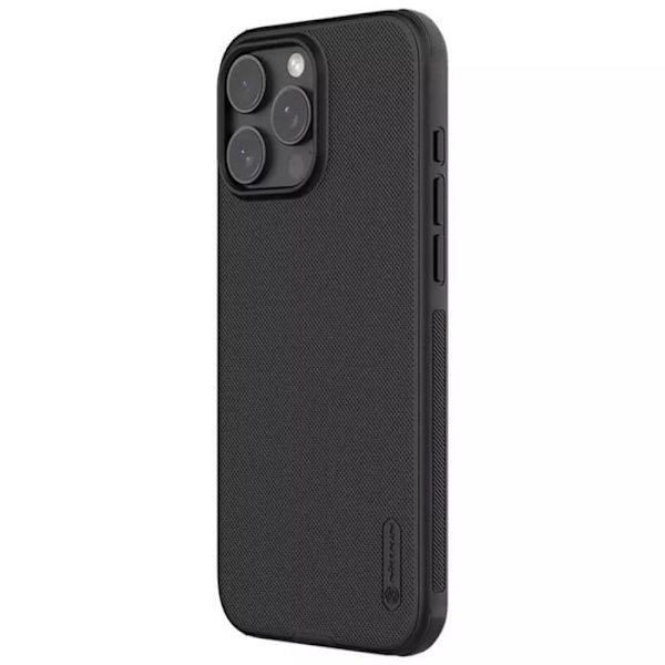 Skyddande skal - Nillkin - iPhone 16 Pro - Super Frosted Shield Pro - Svart - Elegant Svart