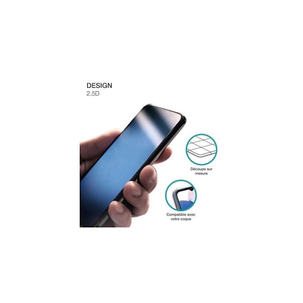 Skydd för skärm i härdat glas 2.5D BigBen Connected Transparent för Samsung Galaxy A36 5G och A56 5G + SmartFrame Transparent