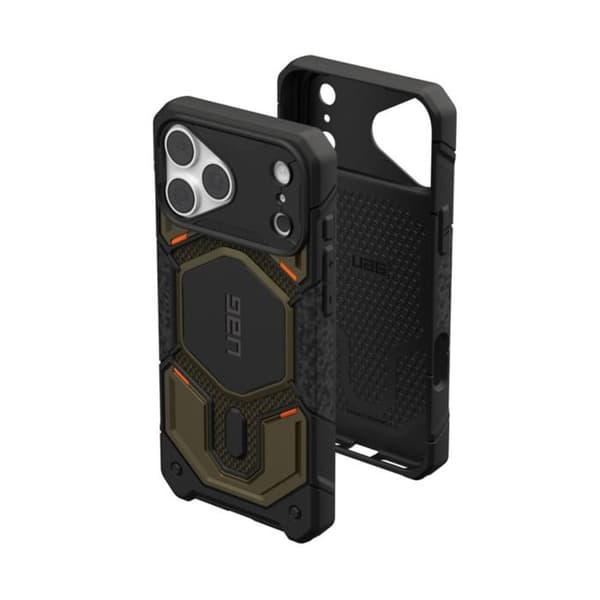 MagSafe-cover til iPhone 18 Pro Max i Kevlar, Monarch Pro-serie UAG, Olivengrøn Olivgrön