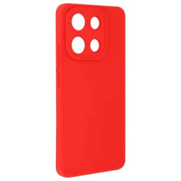 Etui til Xiaomi Redmi Note 13 4GSilicone Camera Protection Red Röd