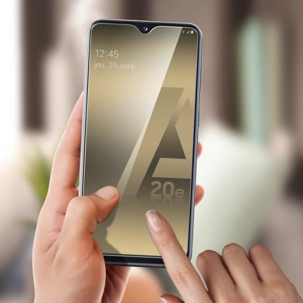 Suojakalvo - AVIZAR - Samsung Galaxy A20e - 9H karkaistu lasi - Läpinäkyvä - Iskunkestävä Transparent