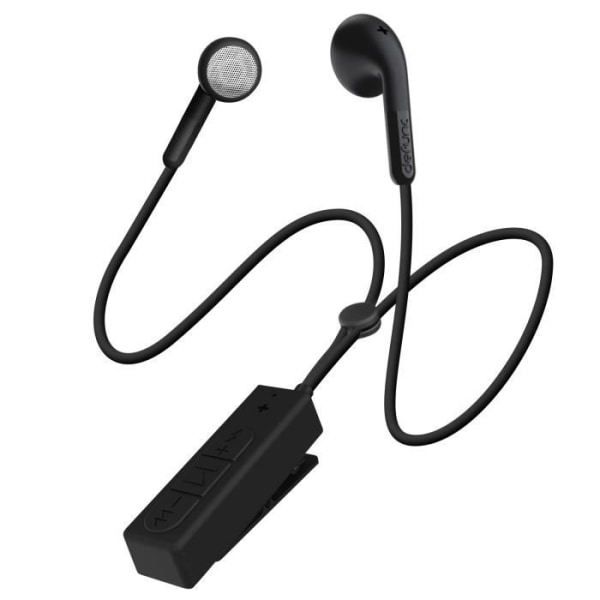 Bluetooth-hörlurar Lapel Microphone Design Klassiska öronproppar Micro HD Defunc Black