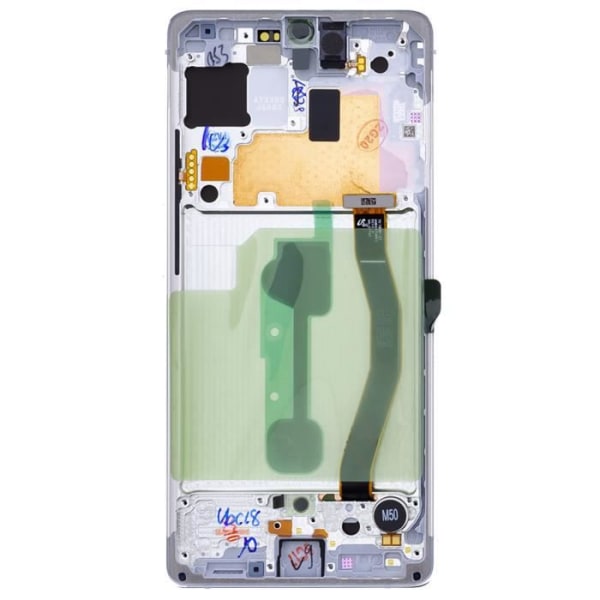 Komplet blok Samsung Galaxy S10 Lite LCD-skærm Touch Glas Original Hvid