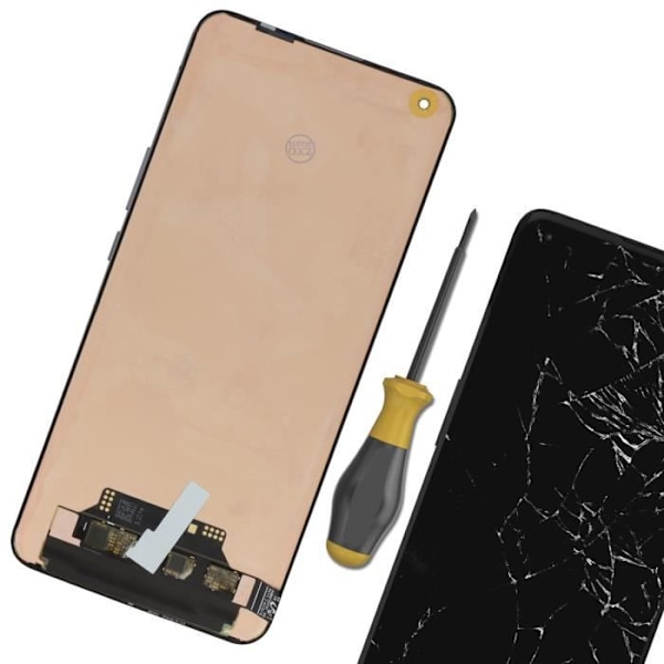 LCD-näyttö ja kosketuslasi OnePlus 9 Pro Relife Blackille Svart