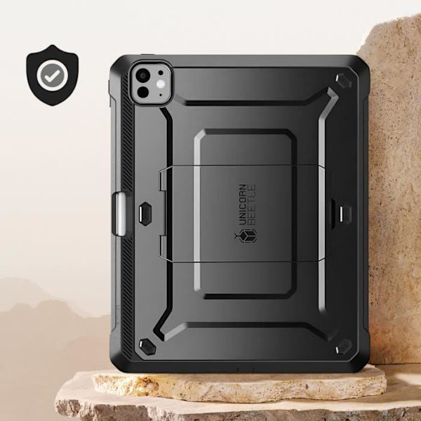 Coque Intégrale - Supcase - Unicorn Beetle Pro - Stötresistent - Ställbart Stöd - Svart Svart