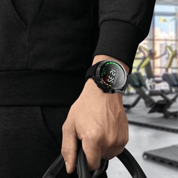 Icon Forever Waterproof Multifunction Activity Tracker Connected Watch Black