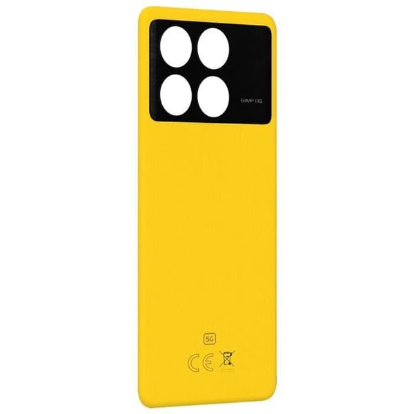 Batteri cache - XIAOMI - Poco X6 Pro - Gul - Original - Indbygget klæbende Gul
