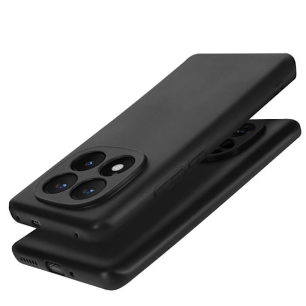 Skyddsfodral för Xiaomi Redmi Note 14 Pro Plus Silikon Mjuk Matt Svart Svart