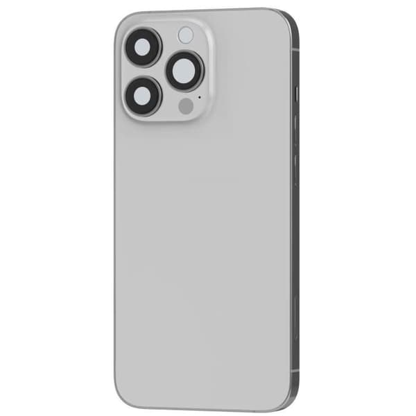 Chassi iPhone 13 Pro - AVIZAR - Ersättningsbakglas - Grå - Hög kvalitet - Kvalitetskontroll Grå
