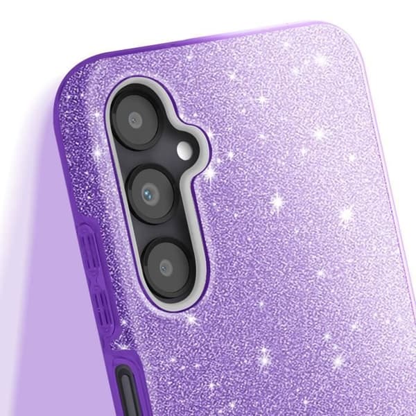 Glitrende cover - AVIZAR - Samsung Galaxy A05S - Stødabsorberende - Glitrende - Lilla Lila