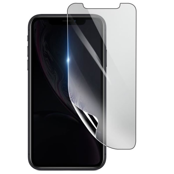 Näytönsuoja - 3MK - iPhone XR - Iskunkestävä Hydrogeeli - Läpinäkyvä - Naarmuuntumaton Transparent