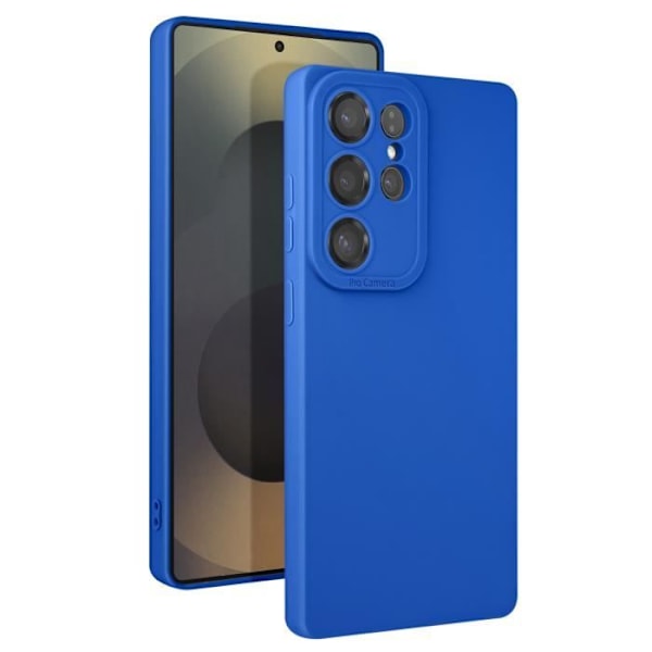 Cover til Samsung Galaxy S25 Ultra Silikone Mat Blå Blå
