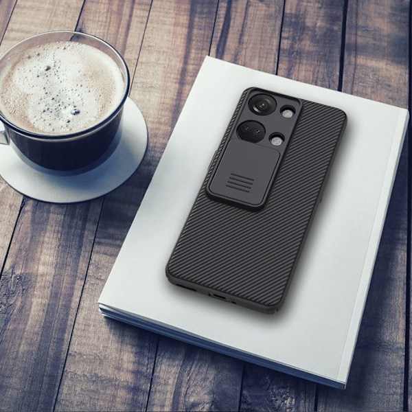 Coque til OnePlus Nord 3 med kameraskjold Model CamShield Nillkin Sort Svart