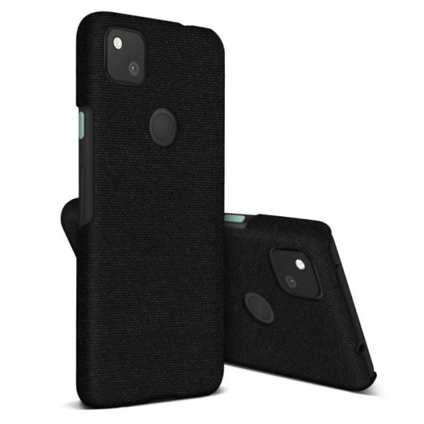 Skyddsfodral - Google - Pixel 4A - Hårdt - Tygfinish - Spårfri och tvättbar Svart