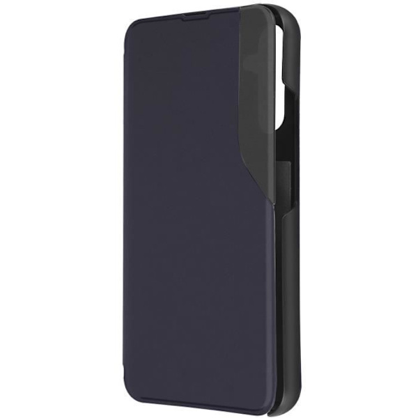 Clear View-etui - Samsung - Galaxy A34 5G - Mörknatt - Heltäckande skydd - Videostödfunktion Midnattsblå