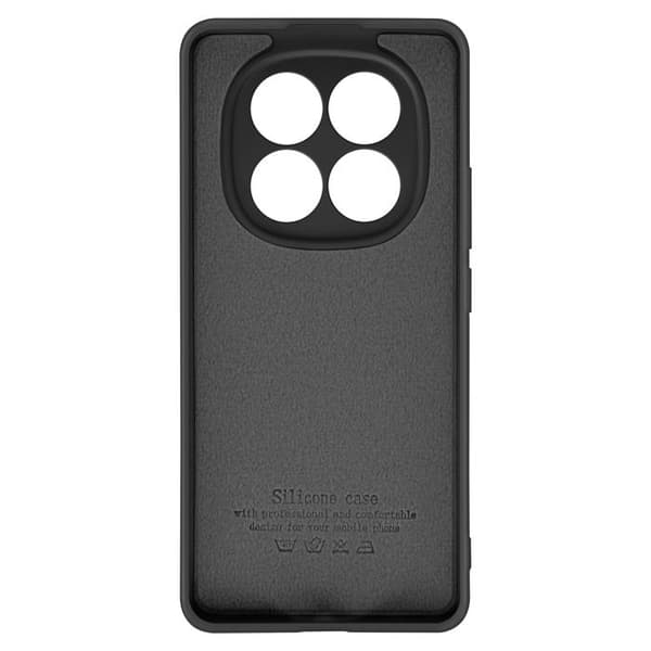 Coque - Xiaomi - Redmi Note 14 Pro/Pro Plus - Semi-rigid - Stødabsorberende beskyttelse - Soft-touch Sort Svart