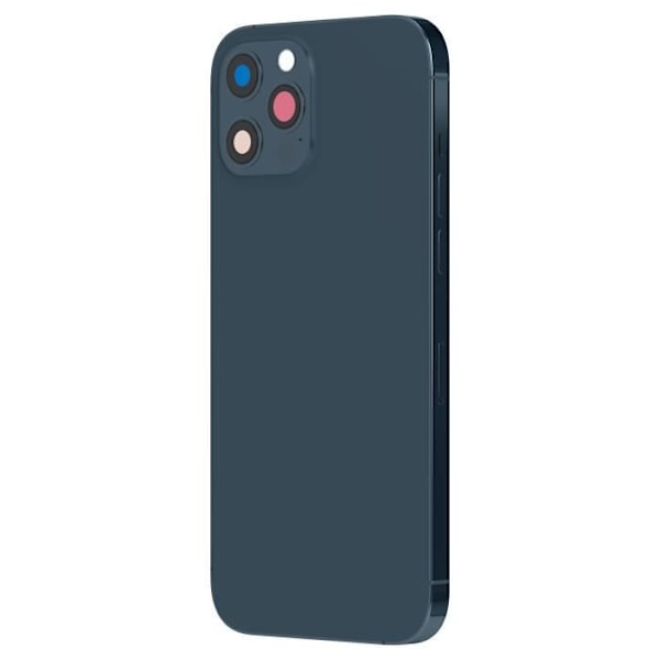 iPhone 12 Pro Max -runko Royal Blue -vaihtotakalasilla Blå