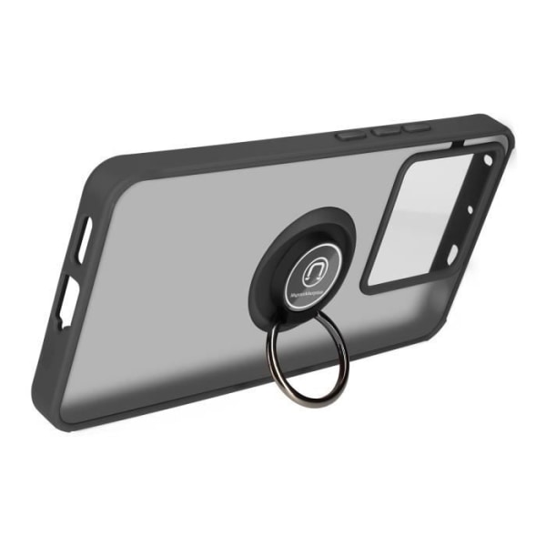 Smartphonefodral - AVIZAR - Redmi Note 13 Pro 5G - Metallring - Stödfunktion - Svart Svart