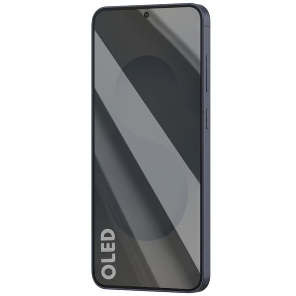 Soft OLED Erstatningsskærm til Galaxy S25 Plus med Sort Ramme Svart