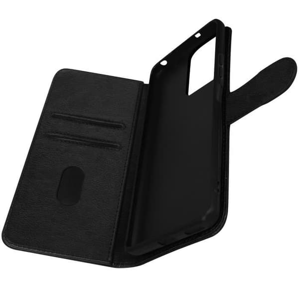 Etui til Xiaomi Redmi Note 12 4G - AVIZAR - Chesterfield - Sort - Flip - Videounderstøttelse Svart