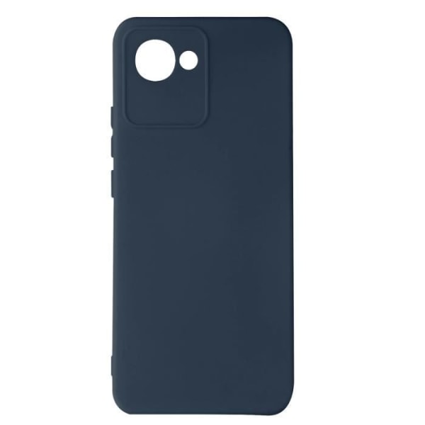 Realme C30 Semi-stiv Soft-touch Fint etui midnatsblå