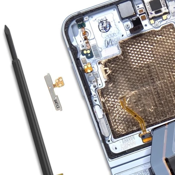 Nappi Äänenvoimakkuus Samsung Galaxy Z Flip 6 Alkuperäinen Huoltopaketti Samsung Musta Svart