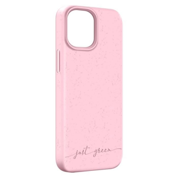 iPhone 13 Mini Case - JUST GREEN - Kierrätettävä - Vaaleanpunainen Rosa