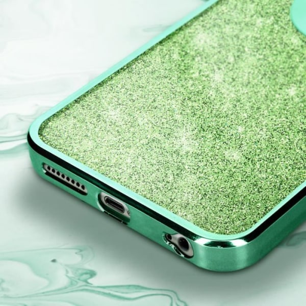 Grönt glitterfodral till iPhone 6s Plus