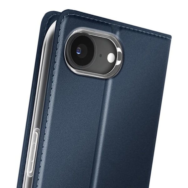 iPhone 16e kotelo Satin-vaikutus Korttipidike Video-tuki Dux Ducis Yösininen Blå