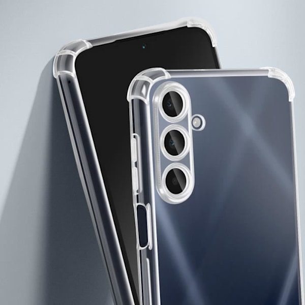 Samsung Galaxy A16:n iskunkestävä, joustava suojakuori, vahvistetut kulmat, läpinäkyvä Transparent