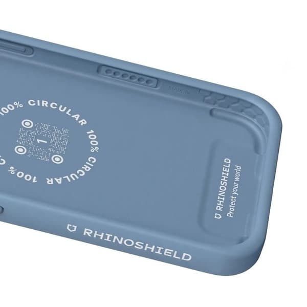 iPhone 16 Kuori SolidX Soft Touch Iskunkestävä Rhinoshield Sininen Blå
