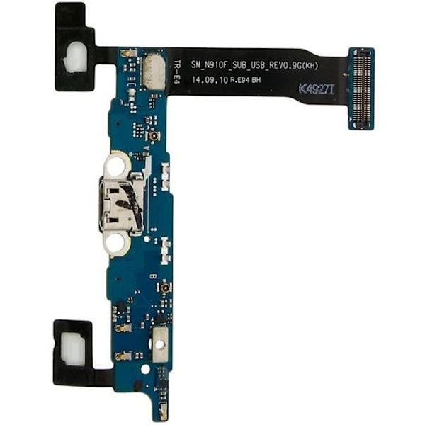 Latauksen liitin - AVIZAR - Samsung Galaxy Note 4 - Micro-USB - Musta - 20 g Svart