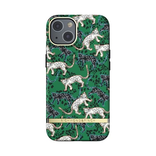 Coque - RICHMOND & FINCH - iPhone 13 - Antibakteriel - Leopardmønster - Grøn Grön