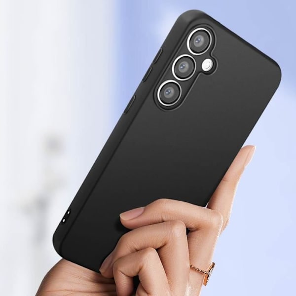 Kotelo Samsung S23 FE:lle - MYWAY - Smoothie - Pehmeä mattapinta - Suoja iskuja ja naarmuja vastaan Svart