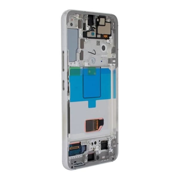 LCD-skärm - Samsung - Galaxy S22 - Original - Vit - 6.1 tum Vit