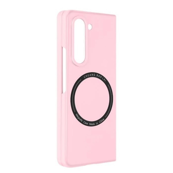 AVIZAR hårt skyddsfodral för Samsung Galaxy Z Fold 5 - Minimalistisk design - MagSafe-kompatibel - Rosa Rosa
