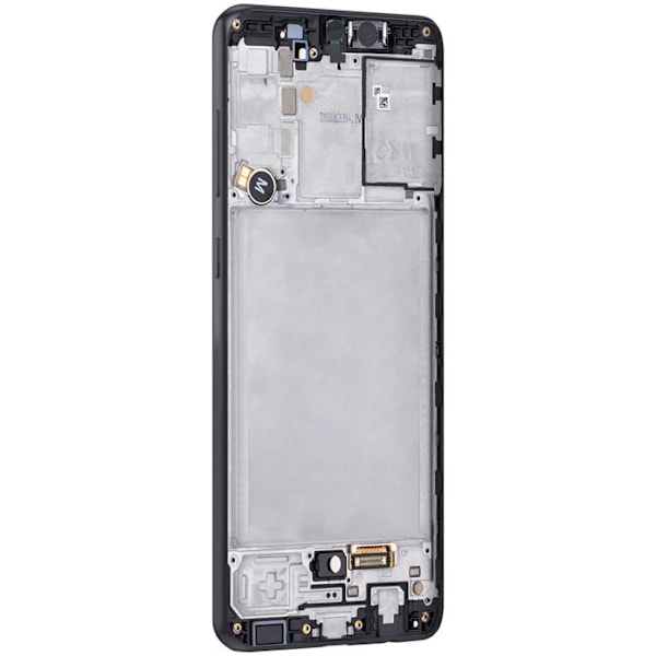 Näyttö Samsung Galaxy A31 LCD + Kosketusnäyttö + Alkuperäinen Samsung Runkoväri Musta Svart