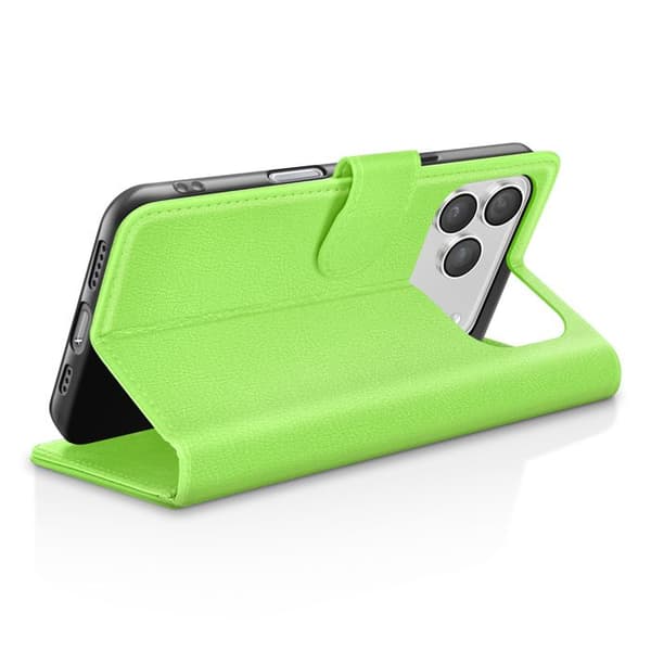 Plånboksfodral - ZANAÉ - iPhone 17 Pro - Grön - Videostöd - Magnetflik Grön